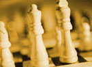 Strategie schaakbord
